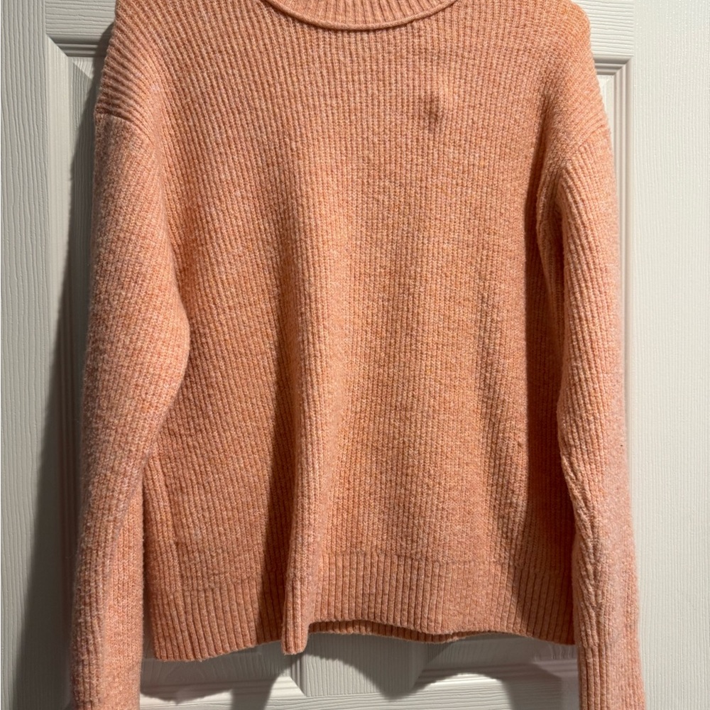 American Eagle Outfitters Orange Cowl Turtleneck Sweater